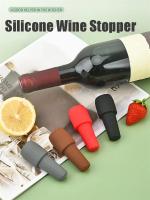 Tapa De Vino De Silicona Reutilizable Para Botella De Bebida Manteniendo El Vino Y Champán Frescos Herramientas De Cocina Tamaño 18-19mm - details 1