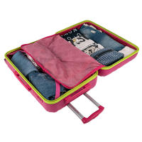 Juego de Maletas Agatha Iconic Rosa Fucsia - Diseño Troquelado, RPO Resistente, Candado TSA y Ruedas 360° - Agatha Ruiz de la Prada - details 1