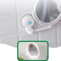 Espejo De Maquillaje Con Aumento HD Espejo De Aseo Para Baño Montado En La Pared Espejo Gira 360 Grados Moderno 6 Pulgadas - details 10