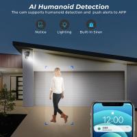Cámara De Seguridad IP Inalámbrica Exterior 4K 8MP HD Con Lente Doble Wifi PTZ Cámara De Vigilancia Automática iCsee Para Calle - details 4