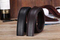 Cinturón Automático Para Hombres 3.5cm Sin Hebilla De Cuero PU De Alta Calidad Para Jeans Estilo Casual Color Sólido - details 0