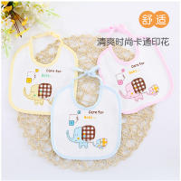 5PCS Bibs Para Bebés Algodón Impermeable Protección Ropa De Comida Para Niños Y Niñas Accesorios De Cuello De Dibujos Animados Unisex Edad 1-3Años - details 4