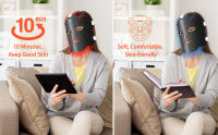 Máscara LED De Siete Colores Para Uso En La Habitación Y Sala De Estar Después De La Limpieza Facial Mejora La Piel Y Antiarrugas - details 6