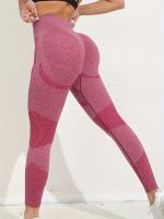 Leggings Para Mujer Levantador De Glúteos Gimnasio Yoga Pantalones Scrunch Elasticidad Cintura Material Nylon Sin Bolsillos - details 0