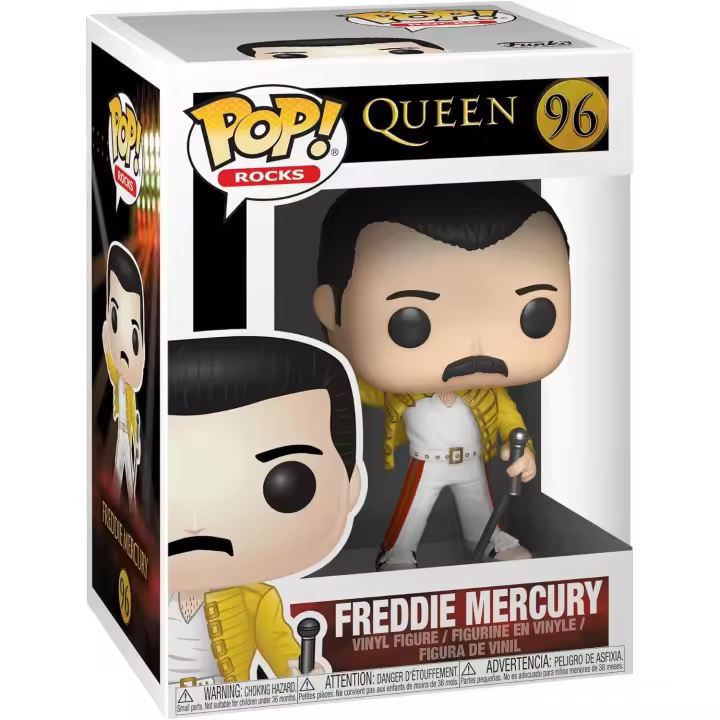 Funko Pop! Queen POP! Rocks Vinyl Figura Freddie Mercury Wembley 1986 - Funko Pop nº 96 - 1