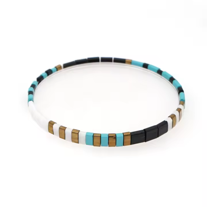 Pulsera Go2boho Miyuki Con Cuentas Tila Para Mujeres Joyería Bohemia Regalo De Amistad Pulsera De Moda Casual/Sporty - 1