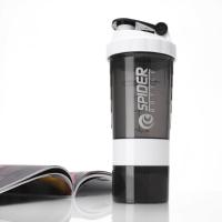 Botella de agua para entrenamiento SANDA con compartimentos para proteínas y pastillero.Capacidad de la botella 500ML - details 8