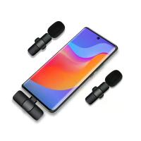Mini Micrófono Bluetooth Inalámbrico Lavalier Para iPhone Android PC Transmisor De Botón De Lavalleja Para Teléfono Móvil Y Computadora - details 2