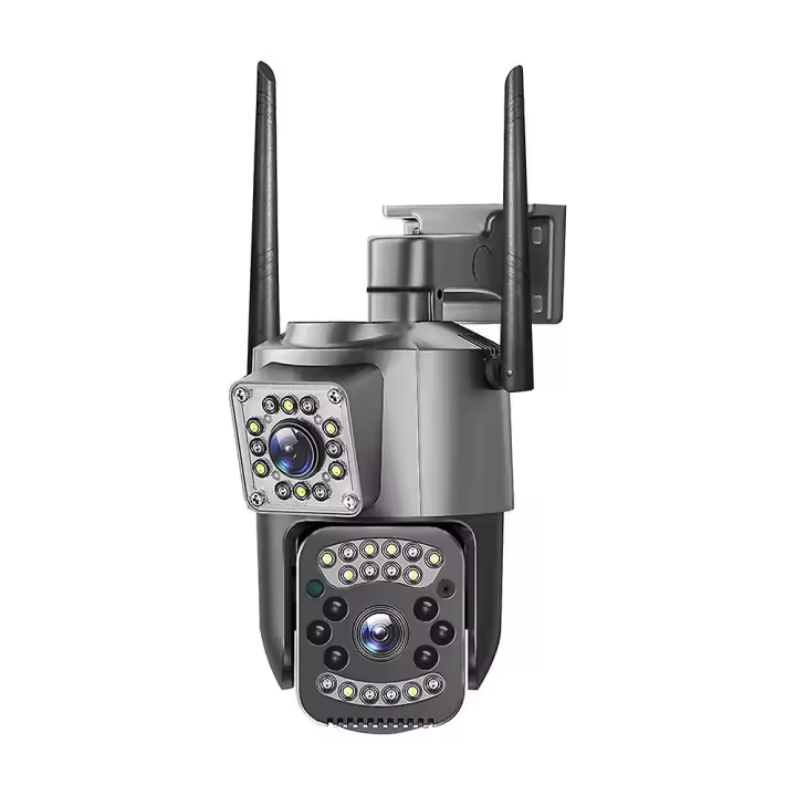 Cámara de Vigilancia Exterior Dual Cameras Impermeable IP65 Wifi, Hd 2MP con IA y Detección de Personas - 1
