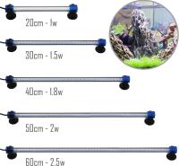 Luz Blanca/Azul LED de Acuario Peces Tanque Clip Lámpara Iluminación de Plantas de Acuario con Luz con Diferente Voltaje Longitud - details 2