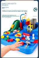 Aventura Automovilística para Niños: Circuito de Tren con Aparcamiento y 2 Coches de Regalo, 23x23x18 cm - details 4