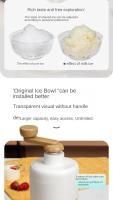 Small Ice Shaver Manual Portable Hand-cranked Kitchen Tool for Household Use Ice Crusher for Milkshakes And Smoothies PP Material - details 4