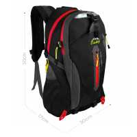 Ociodual Mochila Impermeable 30 Litros Negra GF80764 Multiples Bolsillos de Senderismo Acampada Montaña para Hombres Mujeres - details 6