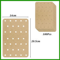100Pcs Papel De Fritura Para Air Fryer Desechable Antideslizante Para Hornear Microondas Barbacoa Horno Papel De Almohadilla Ecológico - details 2