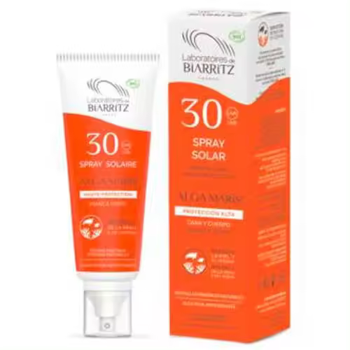 Alga Maris - Lab. Biarritz Spray Solar Cara Y Cuerpo Spf30 100Ml. Bio - 1