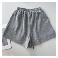 Pantalones Cortos A-line Amplios Con Cinturón Ajustable Para Mujer Estilo Coreano Casual Versátil Para El Hogar Y Deportes - details 19