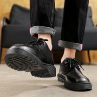 Zapatos Casuales Para Hombre De Cuero Transpirables Con Cordones Hechos a Mano Clásicos De Negocios Moccasins Planos Para La Venta Caliente - details 15