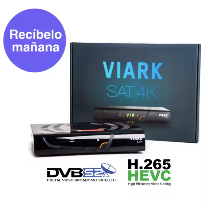 Viark Sat 4K - receptor satélite 4K DVB-S2X Multistream - 1