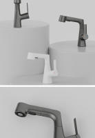 Grifo Giratorio De Baño Corea Lavabo Tapa De Cocina Acero Inoxidable Cerámica Material De Válvula Montaje En Superficie - details 9