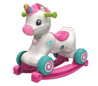 Clementoni 61555 El Unicornio Balancín Unicornio balancín y correpasillos con música, Canciones y contenidos educativos: números, Letras, para bebés a Partir de 12 Meses - details 2