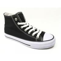 Zapatillas de lona mujer KTEY 46 X-5 BOTA BASQUET TELA BLACK 29684 XL - details 0