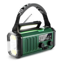 Radio De Emergencia Portátil Con Solar AM/FM Radio De Clima SOS Alarme Luz LED Impermeable Para Camping Al Aire Libre - details 13
