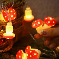 Luces LED De Hongo Con 20 Leds Para Decoración De Interior Y Ambiente Navideño Fuentes De Alimentación USB/Batería Regalo De Fiesta - details 5