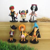 Set De 6 Figuras De Acción Anime One Piece Luffy PVC Modelo Coleccionable Decorativo Juguetes Para Niños Regalo De Cumpleaños - details 2