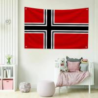 Bandera Divertida Para Jardín Decoración De Habitaciones Dormitorios Garaje Tapiz Cruz Alemana Exterior Estilo Colgante Impresión Unisex - details 5
