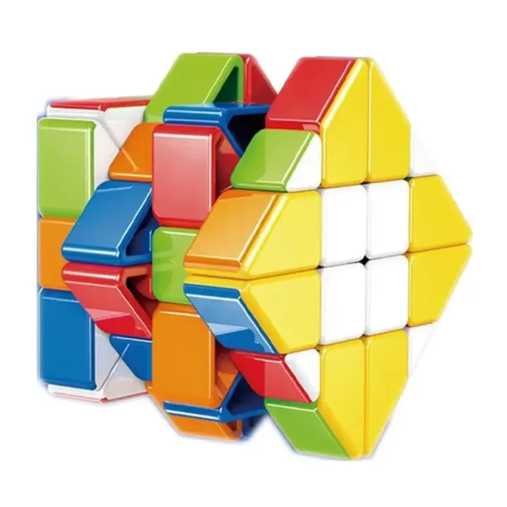 Cubo Mágico Fanxin 4x4 Pyramid Axis Windmill Zongzi Fisher Sin Pegatinas Juguete Educativo Para Niños Puzzle Cubo Magico Regalos - 1