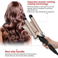 Frasco De Cabello 5 Barriles Hierro De Rizado Cerdas Cerámicas Y Turmalinas Ajustable Calefacción Rápida Profesional Para Huevos - details 3