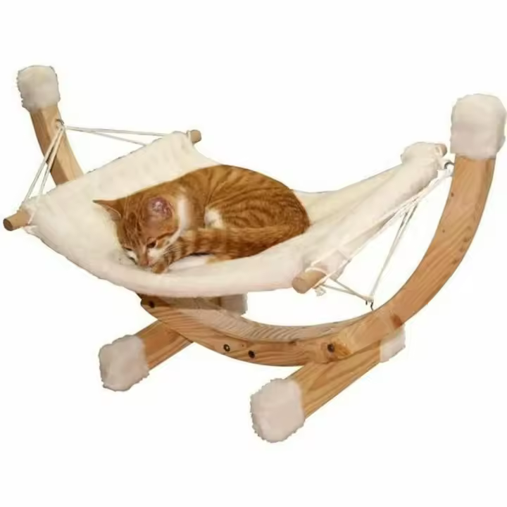 Hamaca Colgante para Gatos Kerbl Siesta 73 x 36 x 34 cm Blanco - 1