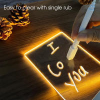 Lámpara Nocturna LED Creativa Con Tablero De Notas Y Pluma Poder USB Regalo Para Niñas Y Amigos Para El Dormitorio - details 3
