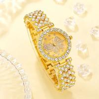 Reloj De Mujer Con Dial De Mariposa Diseño De Marca Reloj De Cuarzo De Lujo Con Pulsera De Acero Y Diamantes Para Mujer - details 1