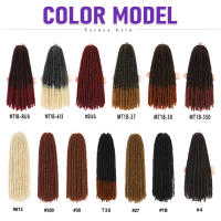 Extensiones De Cabello Sintético Butterfy Locs Crochet Meche Faux Locks Trece Mechas Extensiones De Traviesa Para Negros - details 4