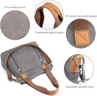 Bolso de hombro de Lona para Mujer, Bandolera multicuional de gran capacidad, para Exteriores, a la moda - details 3