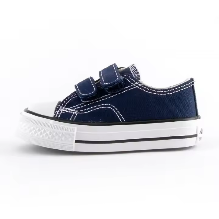 Zapatillas De Lona  con velcro  con puntera de goma ANDY-Z AN1007 Marino - 1