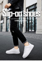 Zapatos De Correr Casuales Para Hombre En Cuero Blanco Transpirables Y Cómodos Talla 36-47 Moda Al Aire Libre Pareja Calzado - details 1