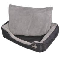 vidaXL Cama para Perro con Cojín Acolchado Talla S Ligera Lavable Mascota Color Gris,  Negro, y mas - details 1