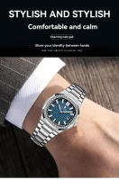 Reloj De Cuarzo Para Hombre Moda Negocios Casual Resistente Al Agua Con Calendario Completo Regalo Elegante De Cumpleaños Decoración Diaria Para Ropa - details 2