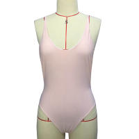 Traje De Baño De Un Pie Para Mujer En Color Sólido Con Tirantes Sexy Deporte Acuático Surf Natación Moda Playa Traje De Surfeo - details 14