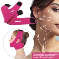 Cinturón De Firmeza Para La Cara Kimhome Máscara De Levantamiento Facial Cinta De Piel Para Doble Mentón Uso Doméstico Sin Electrónica Origen China - details 0
