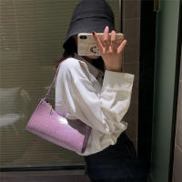 Bolso De Hombro Retro Con Patrón De Cocodrilo Para Mujer En Cuero PU Bolso De Bocina Estilo Francés Bolso De Mano Casual Monedero Tote - details 6