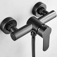 Grifo De Baño De Acero Inoxidable 304 Doble Control De Agua Caliente Y Fría Integrado En La Pared Estilo Contemporáneo - details 9