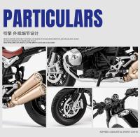 Modelo De Motocicleta De Aleación Simulación 1:12 Bao Ma Latte Juguete Para Niños Decoración De Obsequio De Metal Sin Batería Para Adolescentes Mayores De 14 Años - details 9