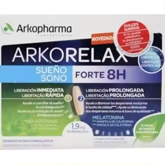 Arkopharma Arkosueño Forte 8H Bicapa 30Comp - 1