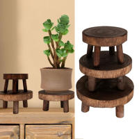 Nueva Tabla De Plantas De Madera Soporte Para Maceta Base De Flor Estilo De Jardín Display De Flores Y Hierbas - details 0