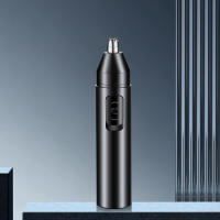 Afeitadora Eléctrica Negra Para Nariz Y Orejas Profesional Painless Para Hombres Y Mujeres Trimmer De Cabello Y Pelo De La Nariz - details 4