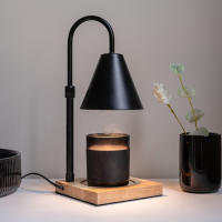 Flamingueo Lampara Vela Lampara Mesita Noche Lámpara para Velas con Temporizador Intensidad Regulable Lampara Calienta Velas Calentador Velas - details 1