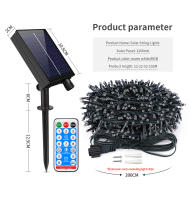Tira De Luces LED Solar Para Jardín Fiesta Boda Navidad Decoración De Árbol De 10M-100M Impermeable 5V Para Exterior - details 1